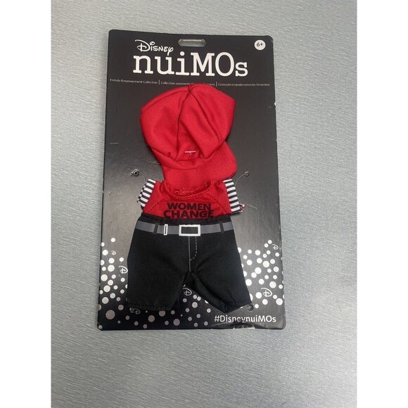 Disney Parks nuiMOs "Women Change the World" Red T-Shirt/Red Hat/Black Pants - Picture 8 of 8